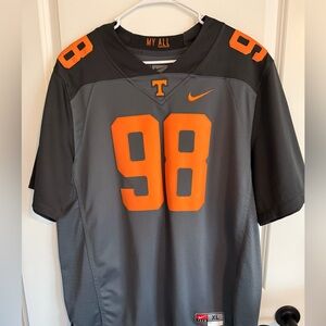 Tennessee Volunteers #98 Football Jersey Nike Team “MY ALL” Dri-FIT Men’s XL